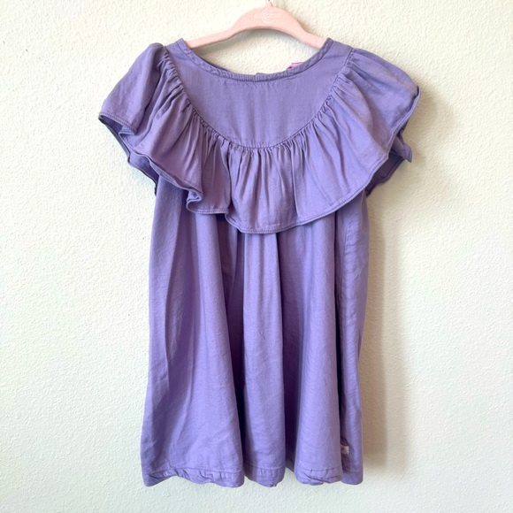 RuffleButts Lavender Flutter Dress - Picture 2 of 4